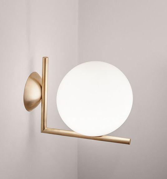 Incano Golden Wand Ball Wall Lamp.