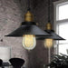 Industrial Cone Shade With Brass Fitting Pendant Light - DWHOME