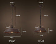 Industrial Pendant Light Cage - Black-DWHOME