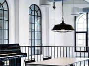 Industrial Pendant Light Cage - Black-DWHOME