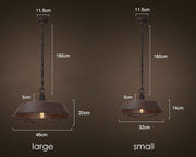 Industrial Pendant Light Cage - Rustic-DWHOME