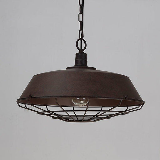 Industrial Pendant Light Cage - Rustic.