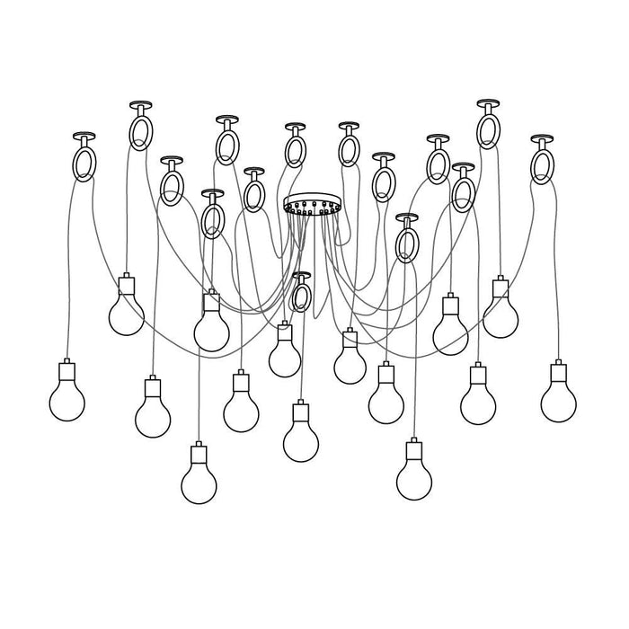 Industrial Spider Chandelier - DWHOME