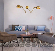 Industrial Style Golden Aura Wall Light N READY-DWHOME