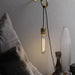 Industrial Style Hanging Glassbulb Wall Light.