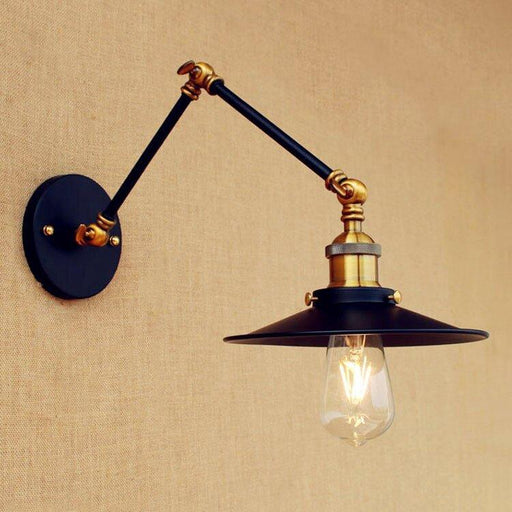 Industrial Style Long Arm Wall Lamp.