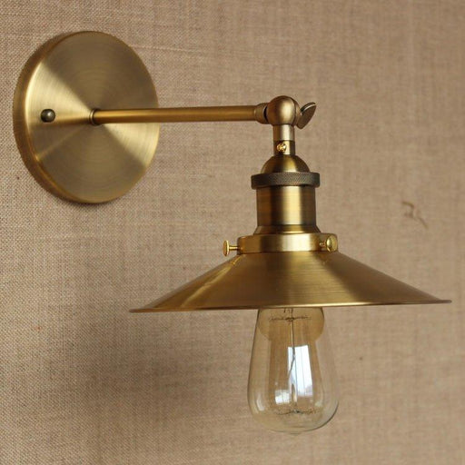 Industrial Style Metal Flathead Wall Light.