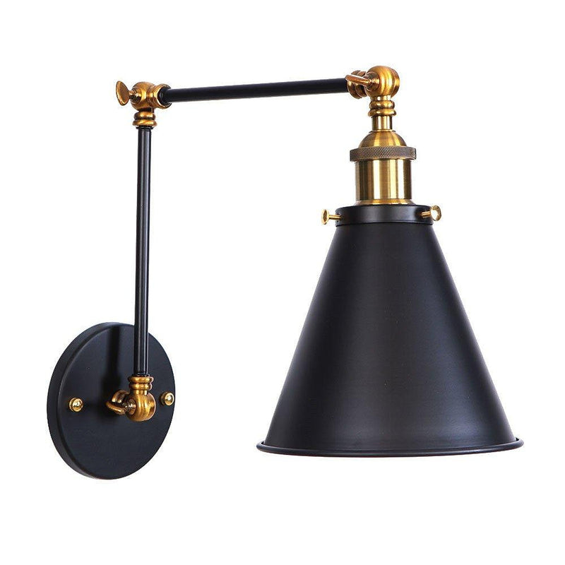 Industrial Style Swing Arm Wall Lamp-DWHOME