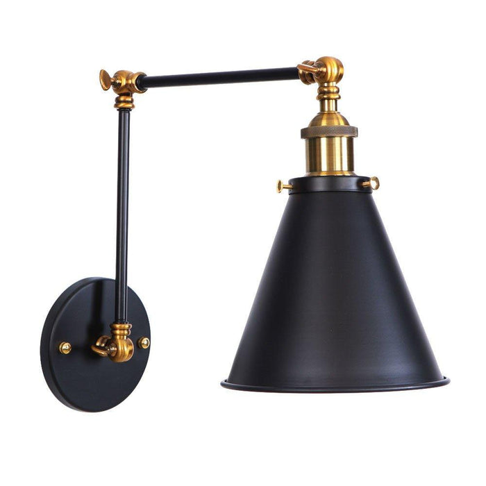 Industrial Style Swing Arm Wall Lamp - DWHOME