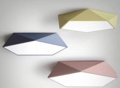 Ingmar Modern Scandinavian Polygonal Ceiling Light.