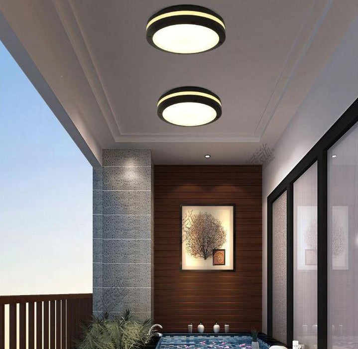 IP64 LED Aluminum Ceiling Light with Round Design.