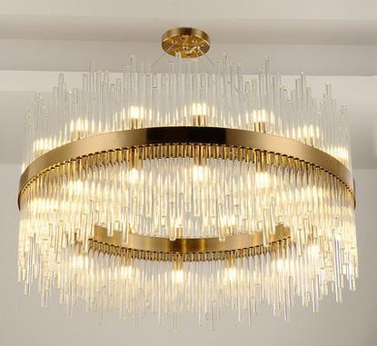 Jacinda Luxury Glam Royal Crown Chandelier Light.