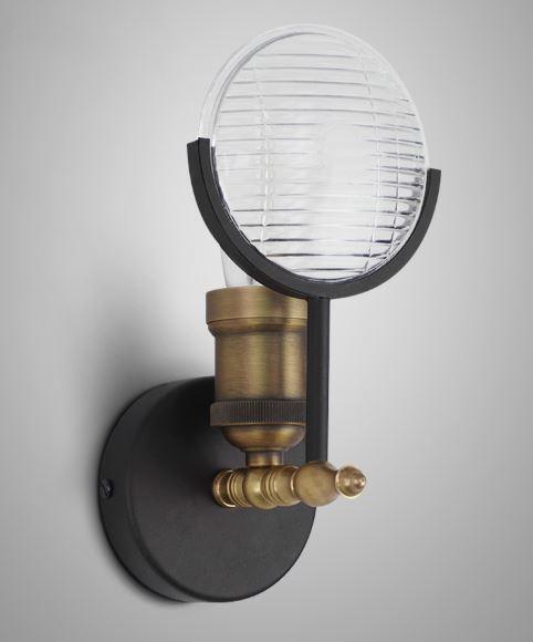 Jacquan Old-Jeep Headlights Wall Lamp.