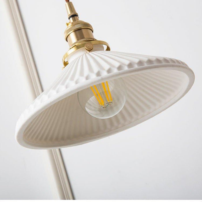 Japanese Style Ceramic Pendant Light.