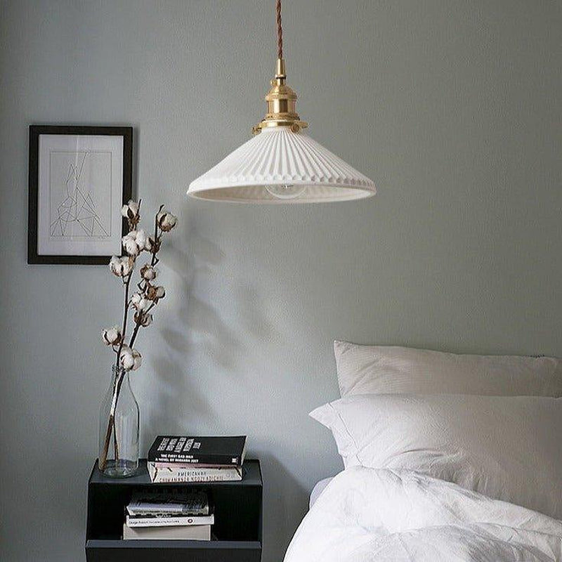 Japanese Style Ceramic Pendant Light-DWHOME