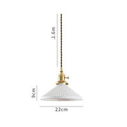 Japanese Style Ceramic Pendant Light-DWHOME