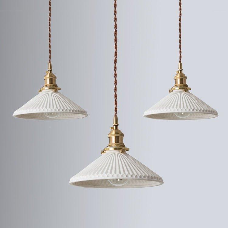 Japanese Style Ceramic Pendant Light-DWHOME