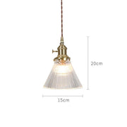 Japanese Style Glass Pendant Light-DWHOME