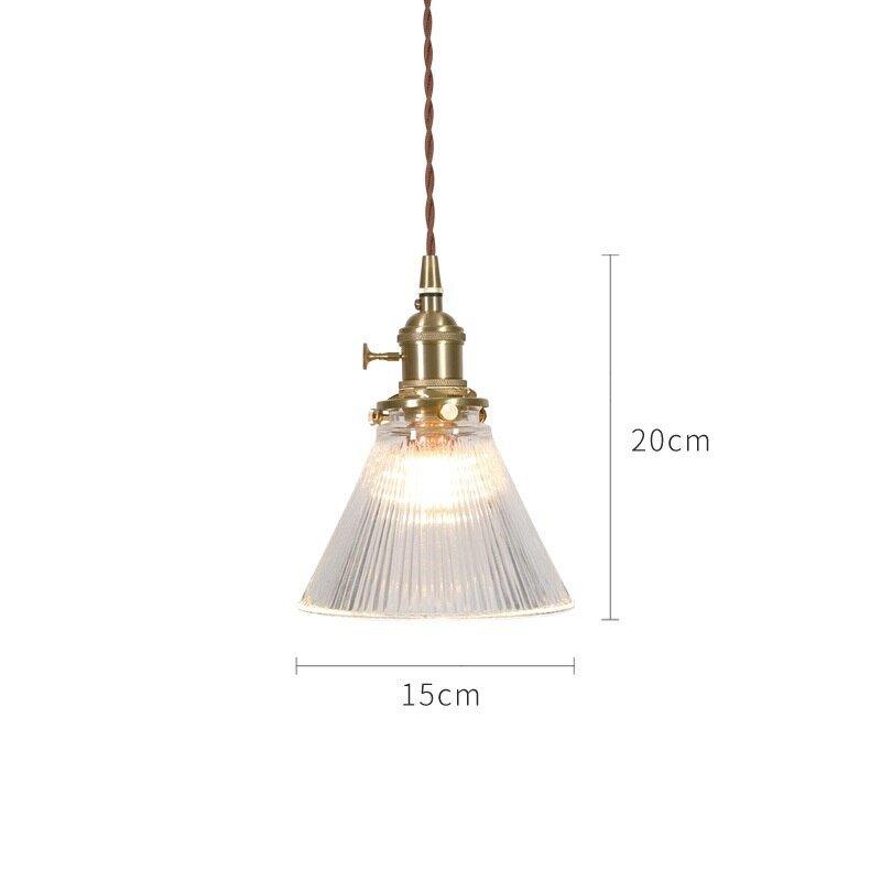 Japanese Style Glass Pendant Light-DWHOME