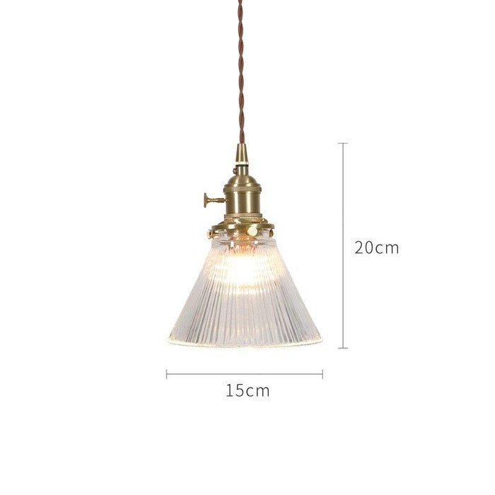 Japanese Style Glass Pendant Light - DWHOME