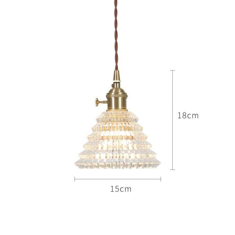 Japanese Style Glass Pendant Light-DWHOME