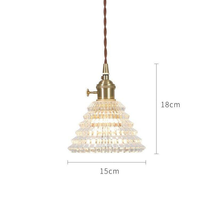 Japanese Style Glass Pendant Light - DWHOME