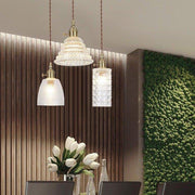 Japanese Style Glass Pendant Light-DWHOME