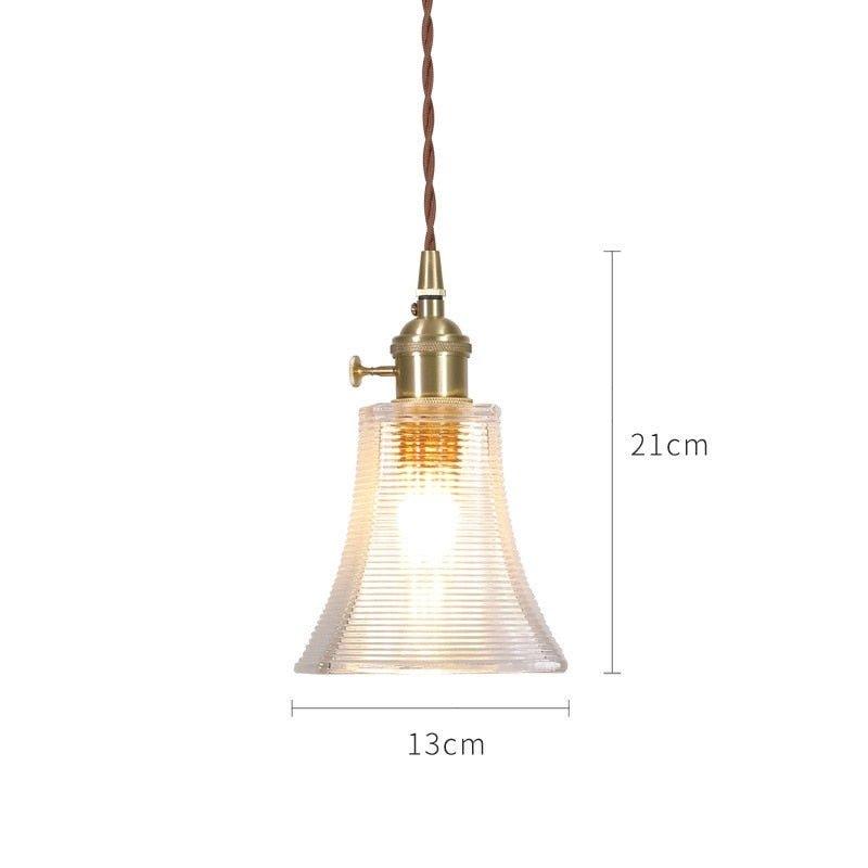 Japanese Style Glass Pendant Light-DWHOME