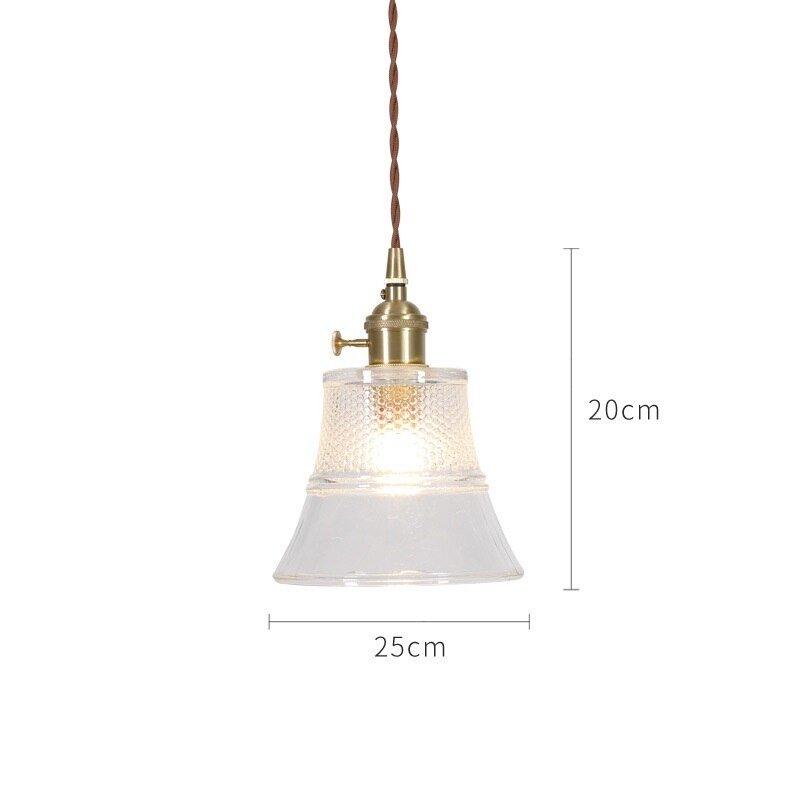 Japanese Style Glass Pendant Light-DWHOME