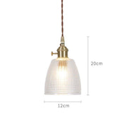 Japanese Style Glass Pendant Light-DWHOME