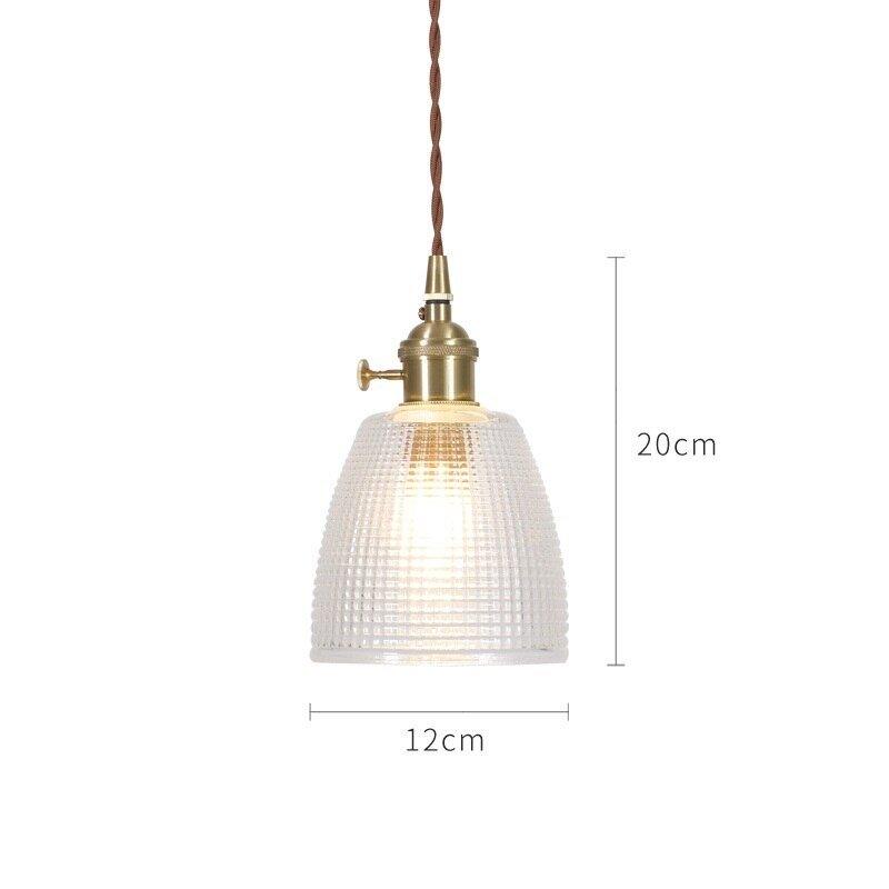 Japanese Style Glass Pendant Light-DWHOME