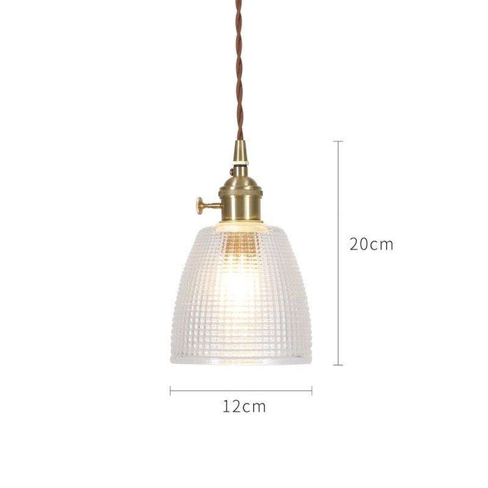 Japanese Style Glass Pendant Light - DWHOME