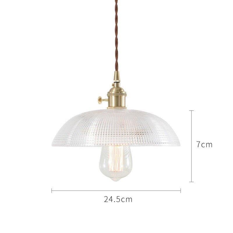 Japanese Style Glass Pendant Light-DWHOME