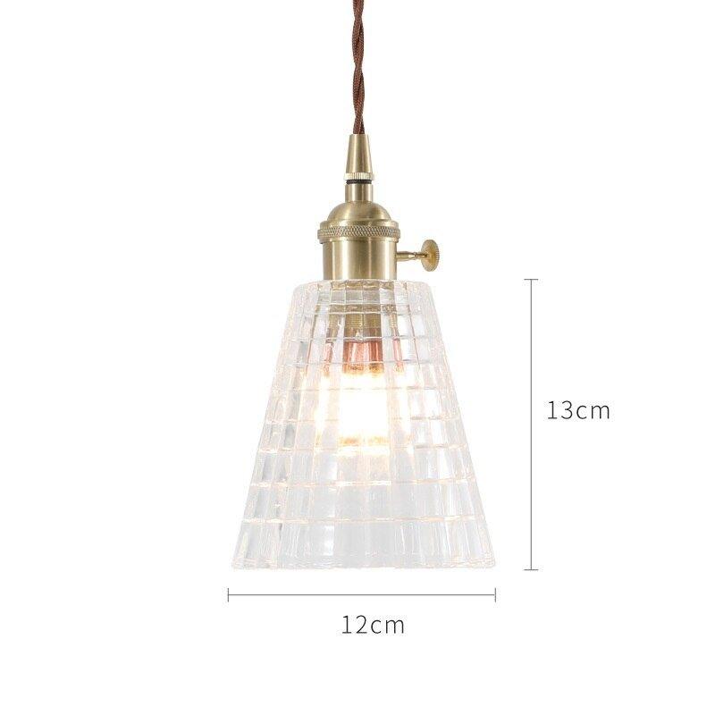 Japanese Style Glass Pendant Light-DWHOME