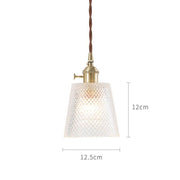 Japanese Style Glass Pendant Light-DWHOME