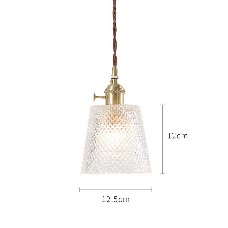 Japanese Style Glass Pendant Light-DWHOME
