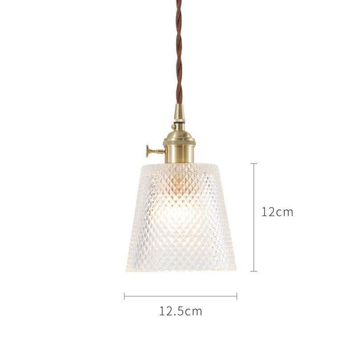 Japanese Style Glass Pendant Light - DWHOME