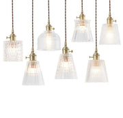 Japanese Style Glass Pendant Light-DWHOME