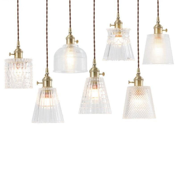 Japanese Style Glass Pendant Light - DWHOME