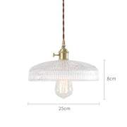 Japanese Style Glass Pendant Light-DWHOME
