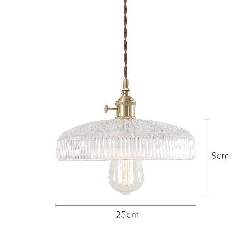Japanese Style Glass Pendant Light-DWHOME