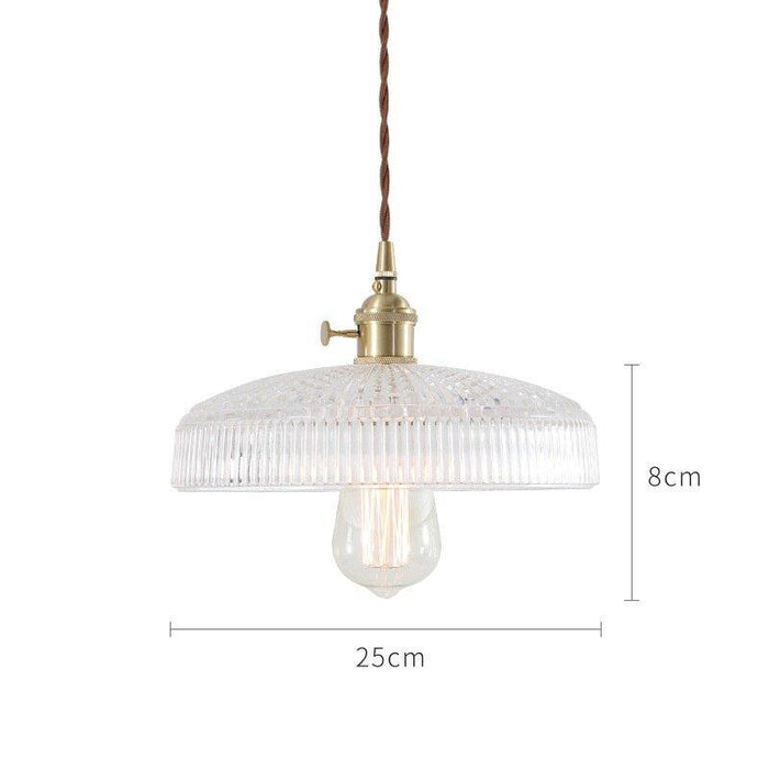 Japanese Style Glass Pendant Light - DWHOME