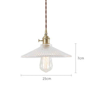 Japanese Style Glass Pendant Light-DWHOME