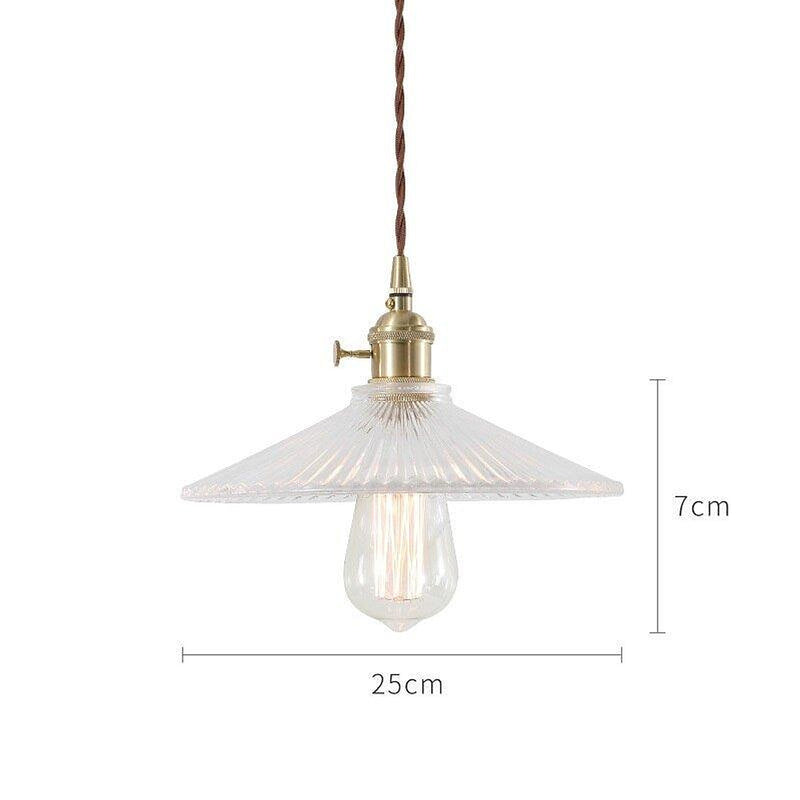 Japanese Style Glass Pendant Light-DWHOME