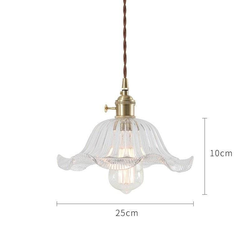 Japanese Style Glass Pendant Light-DWHOME