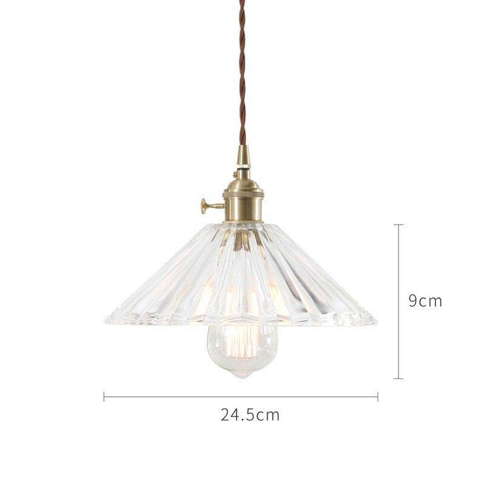 Japanese Style Glass Pendant Light - DWHOME