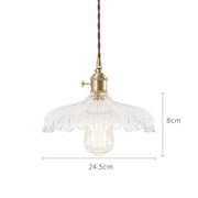 Japanese Style Glass Pendant Light-DWHOME