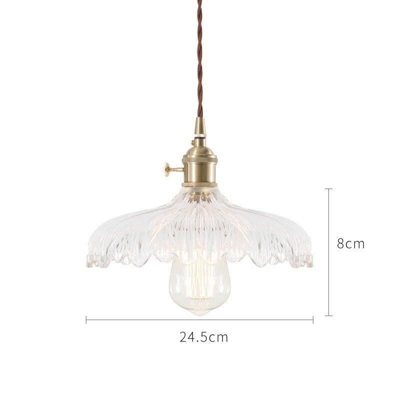 Japanese Style Glass Pendant Light-DWHOME