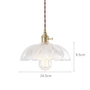 Japanese Style Glass Pendant Light-DWHOME