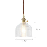 Japanese Style Glass Pendant Light-DWHOME